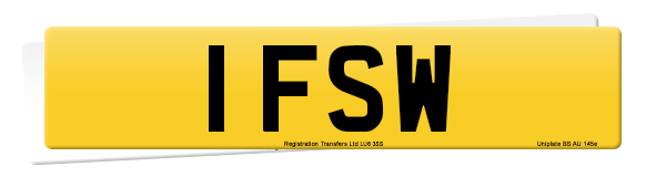 Registration number 1 FSW
